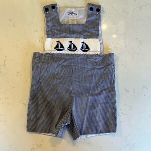 Smocked Sailboats Jon Jon - darling!